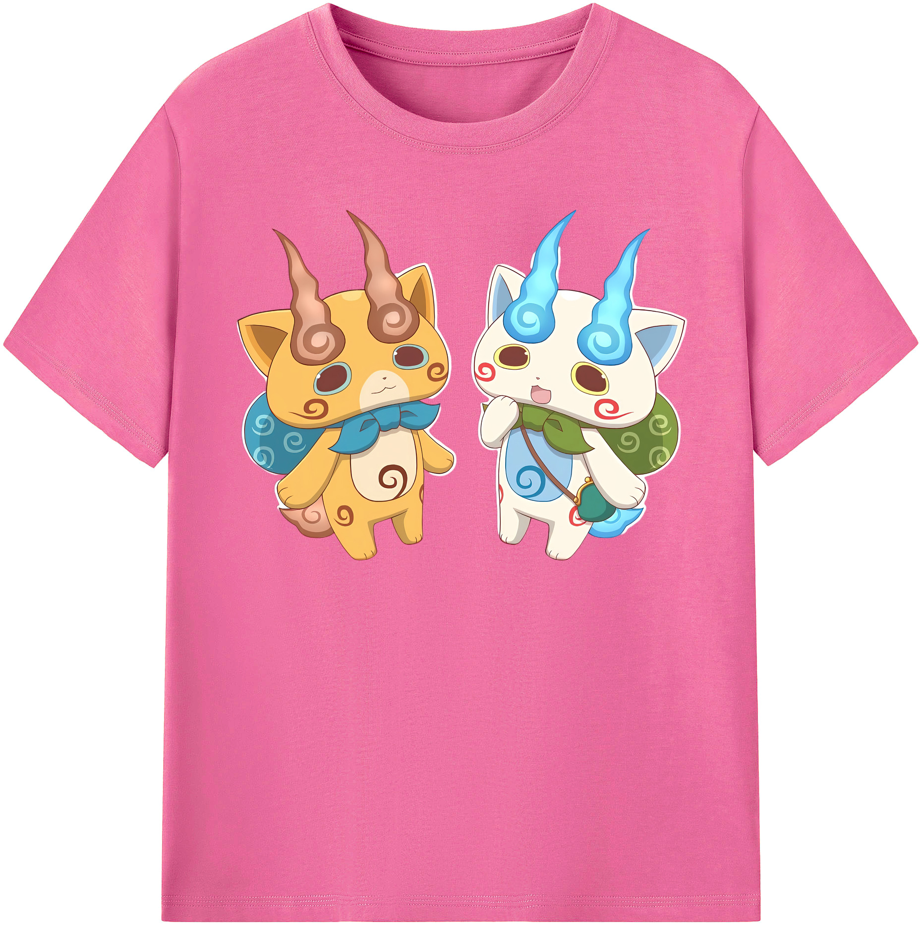 （画像用） 妖怪ウォッチ Yo-kai Watch レディースカジュアルプリントTシャツ（綿100％）